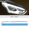 Ceyes 2pcs Led DRL Daytime Running Lights Turn Signal DRL Led Strip Car Light Accessories Brake Side Lights Headlights For Auto